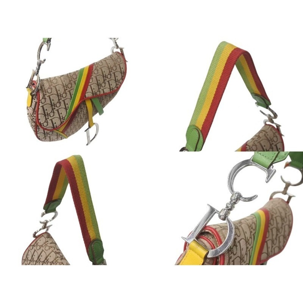 Dior Saddle bag silver Christian color Rasta - Picture 4 of 8